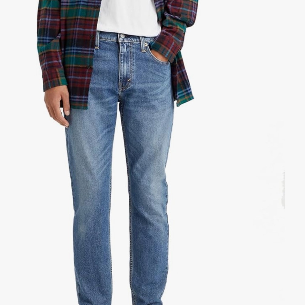 Levi's Blue Straight-Leg Jeans Classic Style